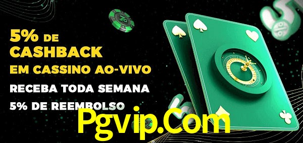 Promoções do cassino ao Vivo Pgvip.Com